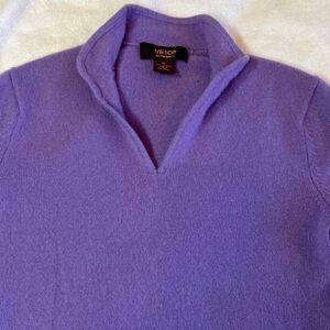 Viktor Purple Cashmere Sweater